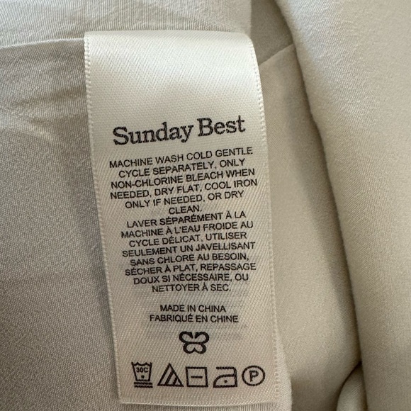 NWT Aritzia Sunday Best Violi Midi in Light Birch, Size L - Picture 13 of 14